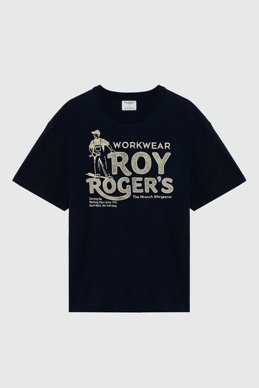 ROY ROGER'S T-Shirt maniche corte girocollo con stampa WORKWEAR