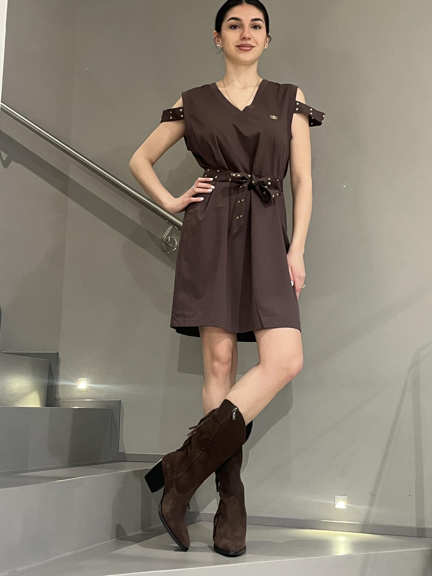 LIU JO Abito corto con cinta