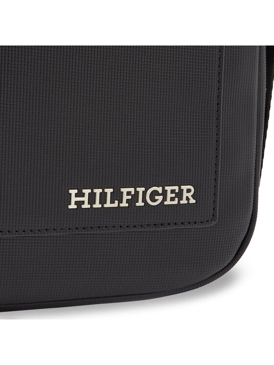 TOMMY HILFIGER Borsa tracolla Th Pique Reporter nera