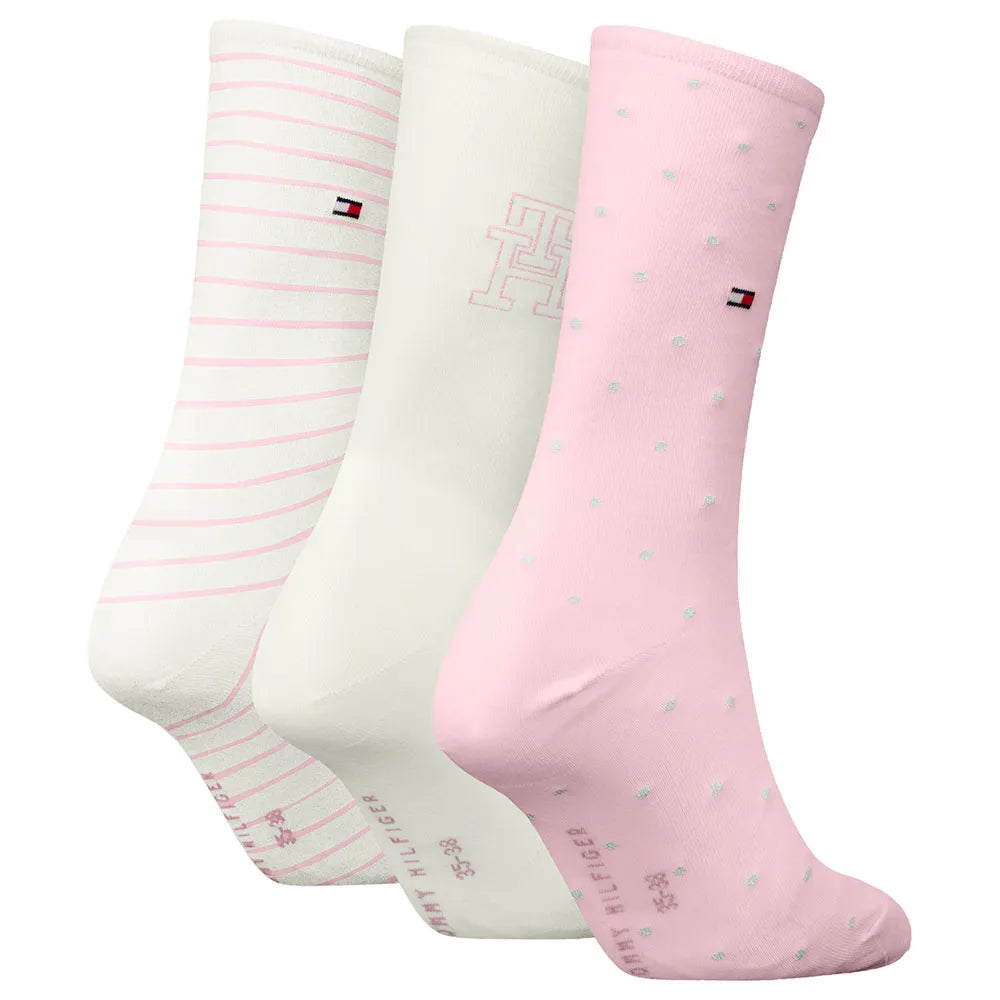 TOMMY HILFIGER Giftbox in latta 3 paia di calzini al polpaccio
