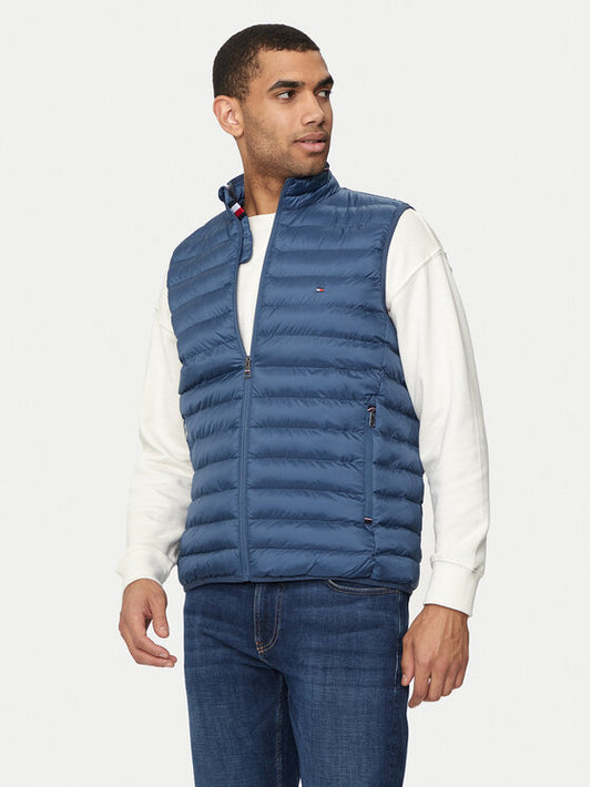 TOMMY HILFIGER Giubbotto smanicato richiudibile blu aviazione