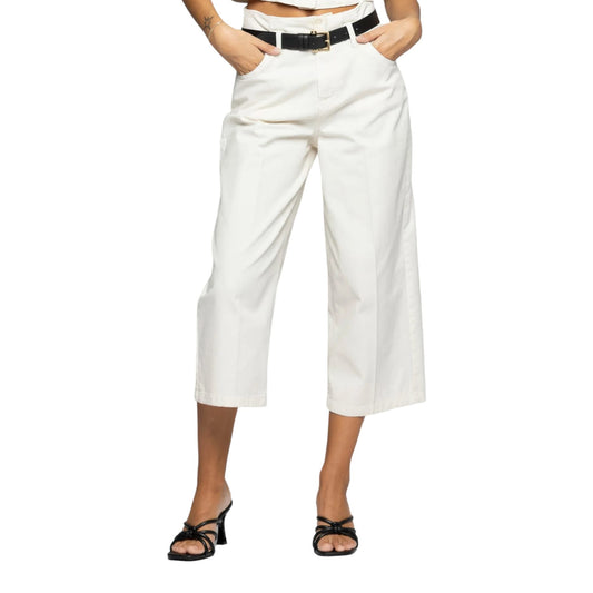 KOCCA Pantaloni crop con cinta